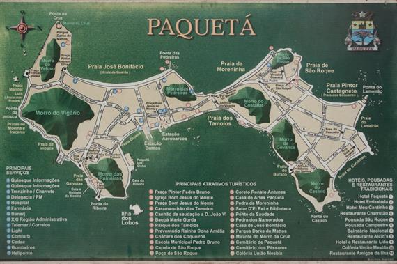 map of ilha de paqueta