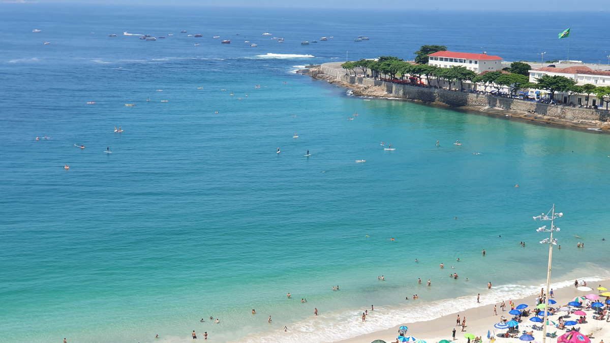 Copacabana Penthouse - ID 702: view to Copacabana Fort